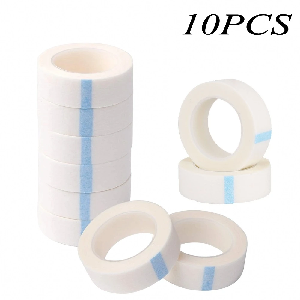 

10Pcs False Eyelash Assist Non-woven Tape Isolating The Upper And Lower Eyelashes Tape Planting Eyelash Breathable Tape