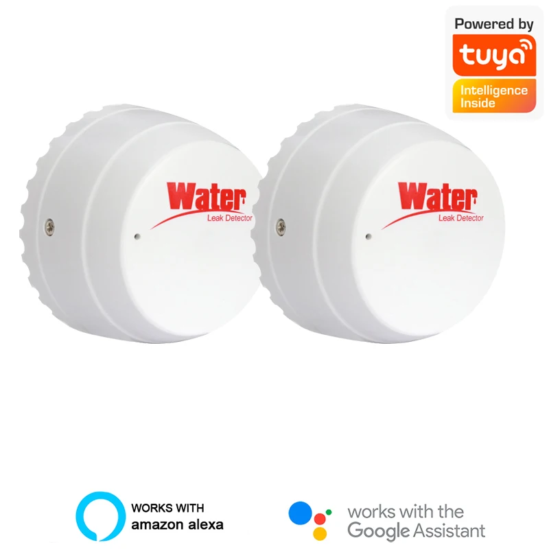 

Датчик утечки воды Tuyasmart с Wi-Fi, детектор звуковой утечки с оповещением, работает с приложением