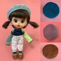 ob11 baby clothes bo11 doll hat 1 12bjd hat round molly corduroy hat pd9 hat doll accessories toy girl gift top hat