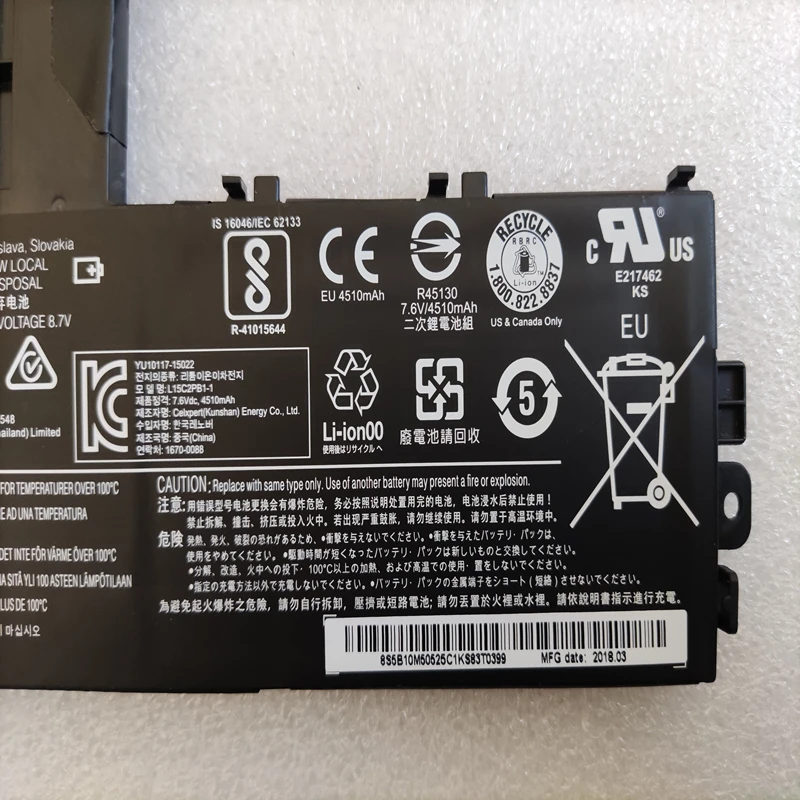 Оригинальный аккумулятор L15M2PB1 L14L2P21 5B10K84491 для Lenovo IdeaPad Yoga 320S 510 520 14AST 14IKB 14ISK 15IKB 15ISK