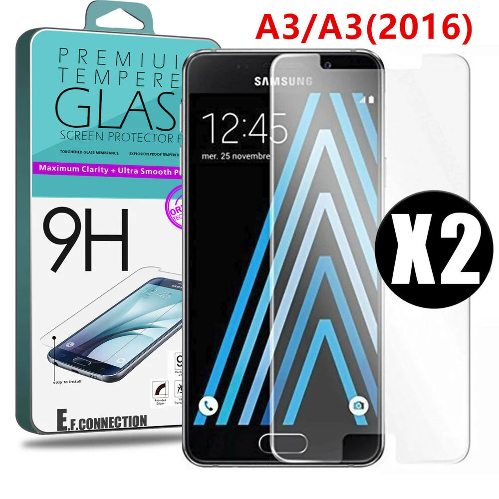 

FOR SAMSUNG GALAXY A3/() Vitre protection film protecteur d'cran VERRE TREMPE