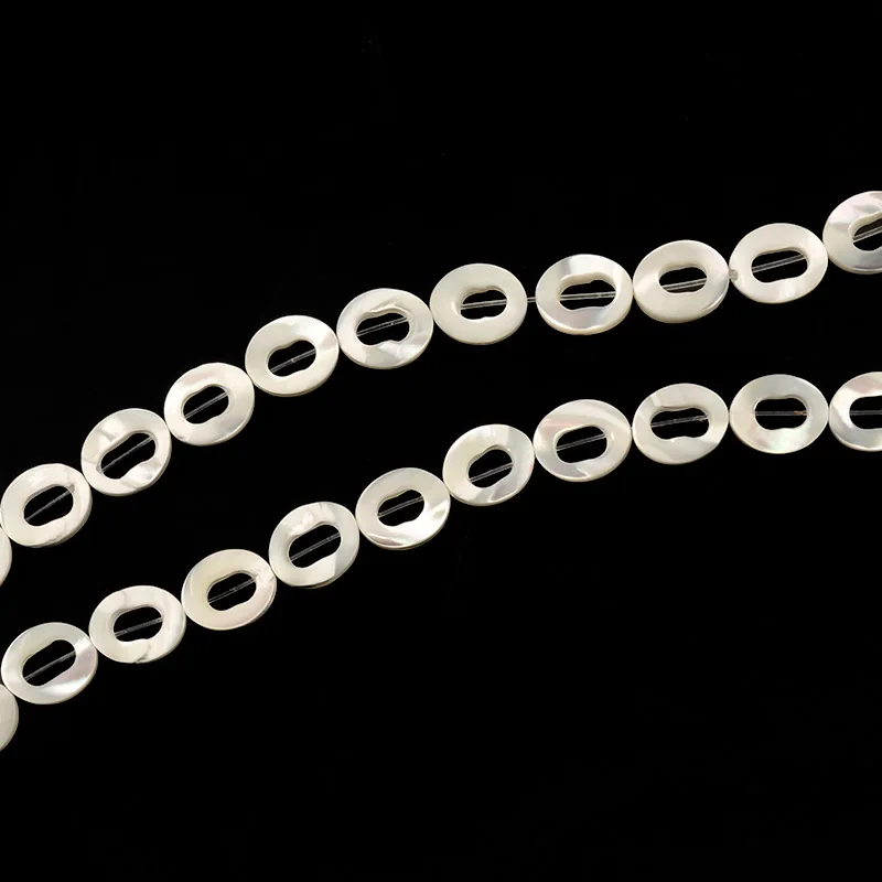 

White Natural Pearl Shell Beads Horseshoe Snail Shell Beads Hollow Jewelry For Jewelry Making DIY Accessorie Wholesale