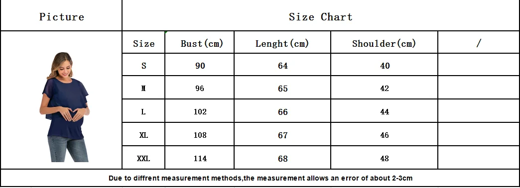 

Summer Maternity Blouse Tops Women Casual Chiffon Patchwork Pregnancy Clothes Solid Nursing T-shirt for Pregnant Womens Clothing