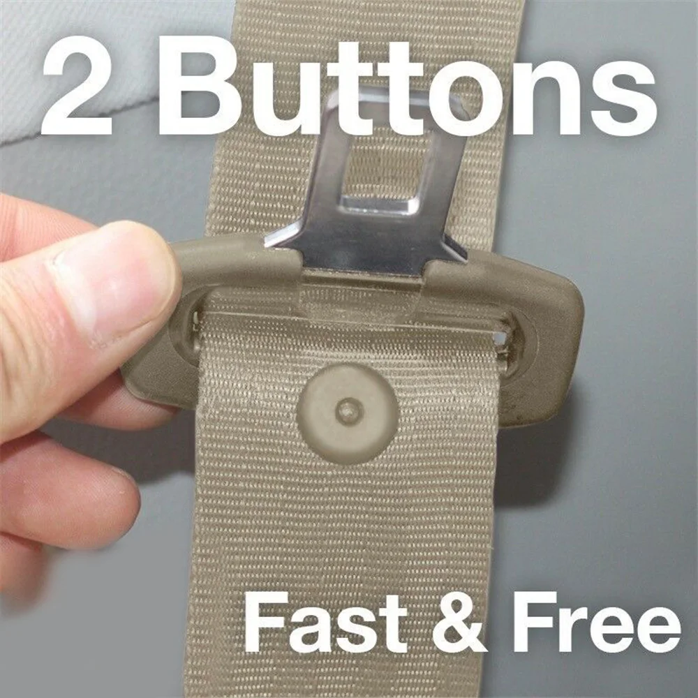 Car Seat Belt Clips Safety Stopper 20 Pairs Auto Button Buckle Stop Fasteners Durable | Автомобили и мотоциклы