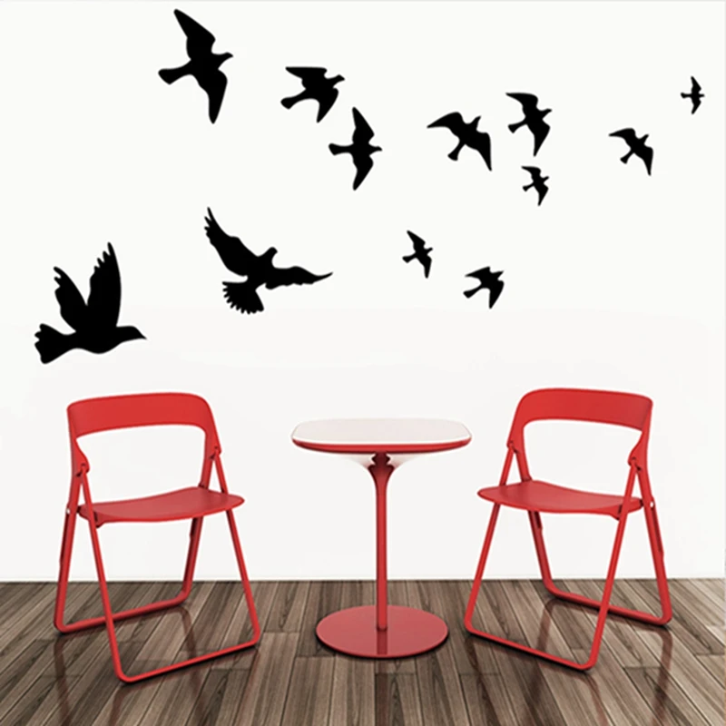 Украшение дома Красивые стикеры на обои Наклейка Настенная с птицей наклейка