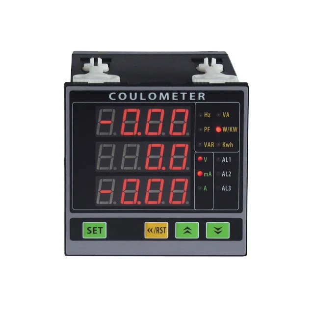 

DPF High And Low Alarm Output Digital Electrical Frequency RPM Tacho Linespeed Counter Meter/6 LED Display 24Vdc/AC220V (IBEST)