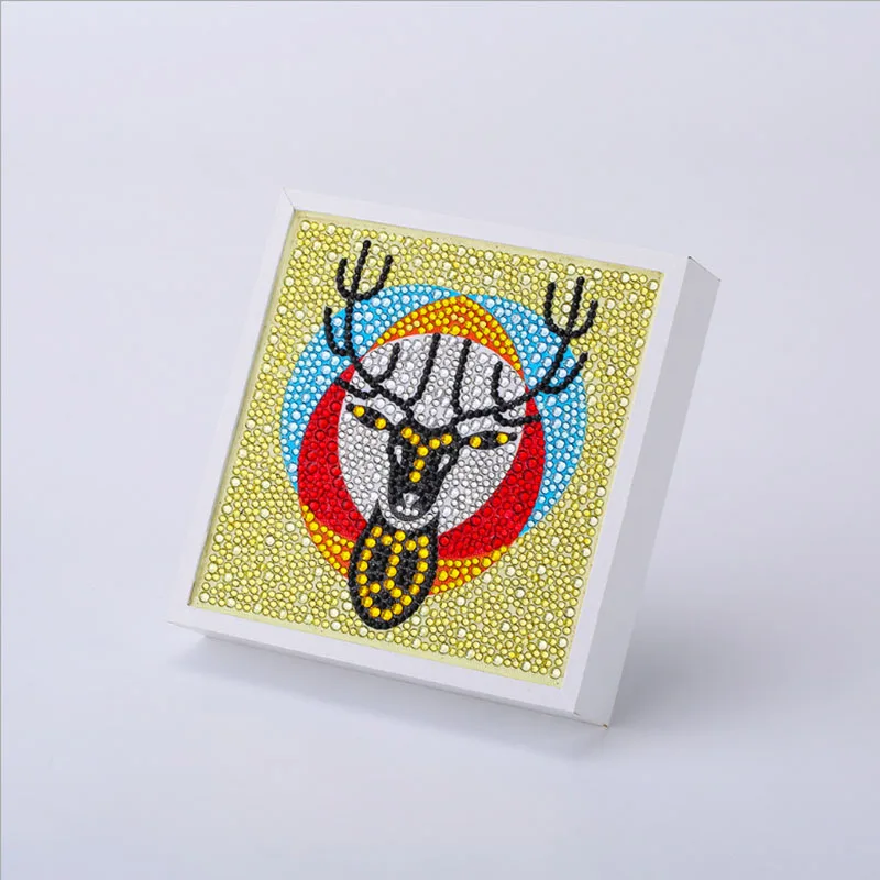 С рамкой DIY 5D алмазная живопись милые животные Единорог Алмазная вышивка