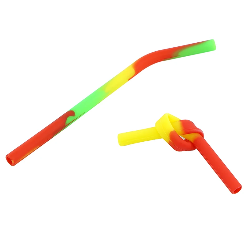 6 шт. многоразовые силиконовые трубочки для напитков 20 унций | Дом и сад