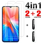4 в 1, чехол из закаленного стекла 9D для Xiaomi Redmi Note 8 2021, пленка для камеры Xiamoi Redmi Note 8, 9, 10 Pro Max, 10, 5G 8T, 9T, HD-стекло