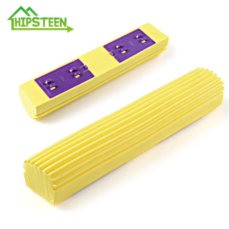 HIPSTEEN, 1 шт, домашние губчатые насадки для швабры, Сменная Губка для швабры, складная насадка для швабры, выдавливающая воду, хлопковая Насадка для швабры