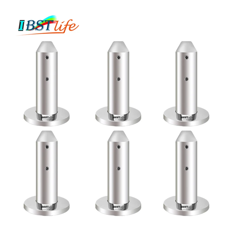 

4 PCS Mirror Polish IBST LIFE Duplex 2205 stainless steel square glass pool fencing spigots balustrade staires parts