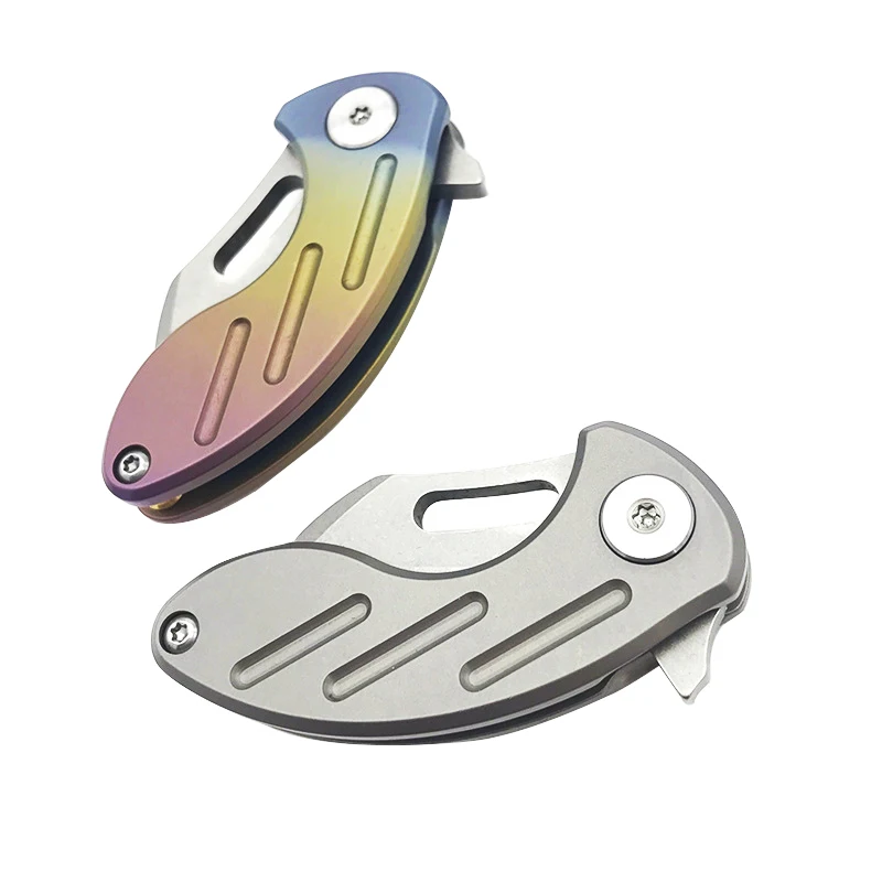 Карманный складной нож doбели Mini S35VN из порошковой стали TC4 рукоятка титанового