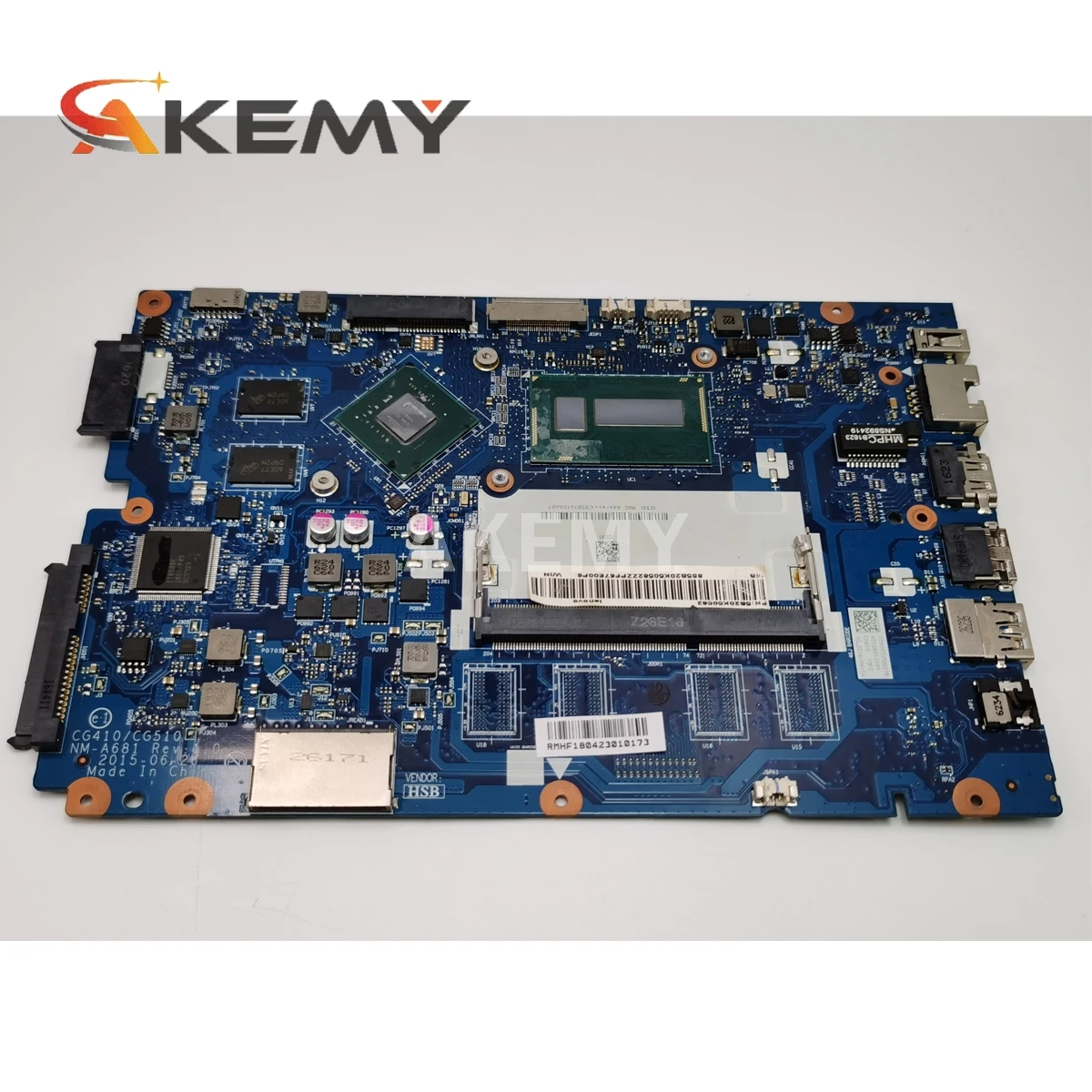

CG410/CG510 NM-A681 is suitable for Lenovo B50-50 100-14IBD notebook motherboard CPU i3 5005U GT920M DDR3 100% test work