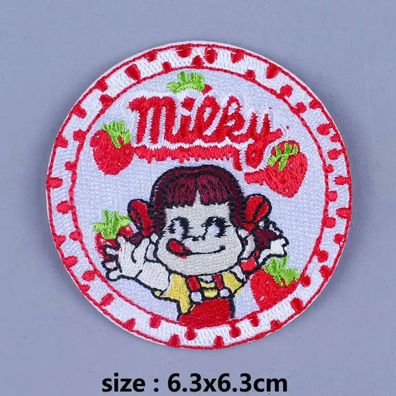 DIY бутиковые нашивки в японском стиле Мультяшные термоклейкие вышитые на одежду