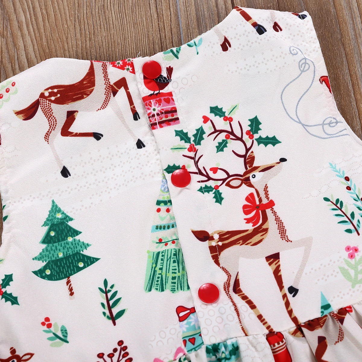 Детское рождественское платье для маленьких девочек одежда винтажное