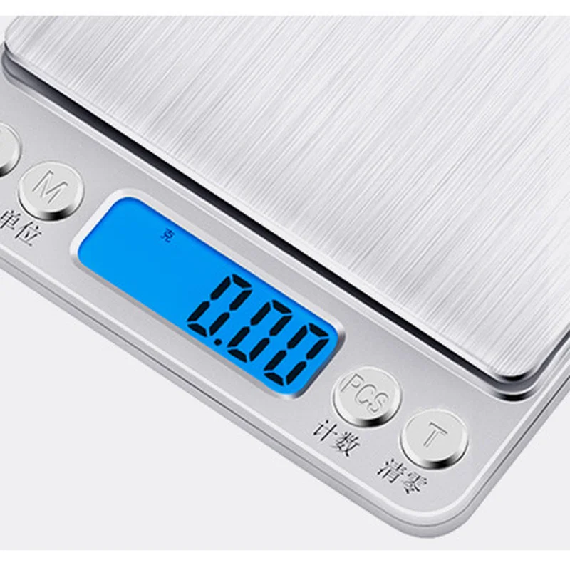 

Digital Kitchen Scale, LCD Display 1g/0.1oz Precise Stainless Steel Food Scale for Cooking Baking Weighing Scales Electronic