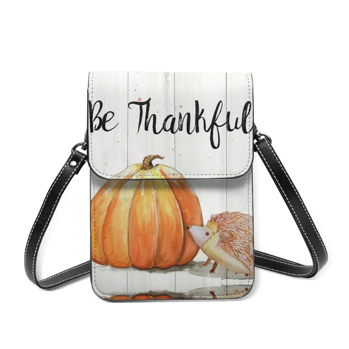 

Hedgehog Shoulder Bag Retro Leather Work Mobile Phone Bag Woman Gift Bags