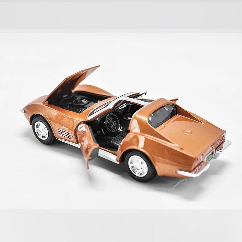 Коллекционные литые модели автомобилей 1970 Corvette 1:24 имитация сплава супер крутые