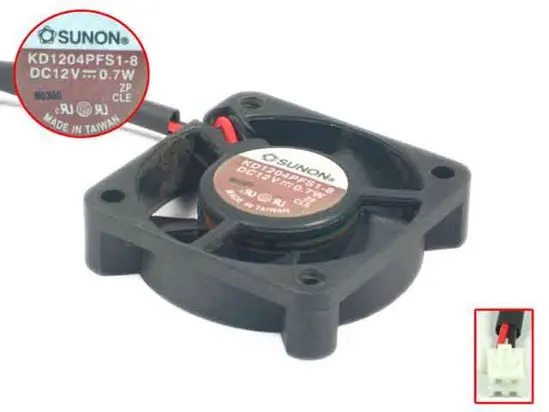 SUNON KD1204PFS1-8 DC 12V 0,7 W 40x40x10mm вентилятор охлаждения сервера