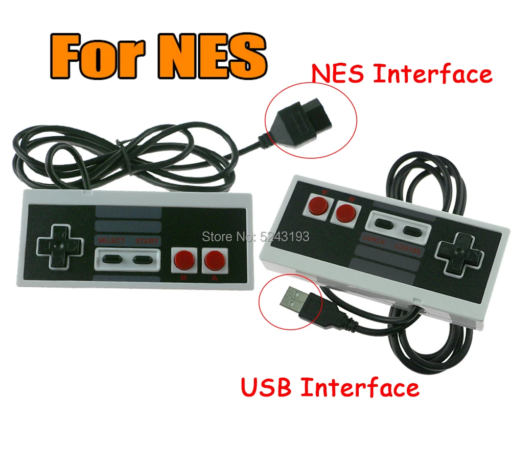 Для NES проводной USB контроллер геймпад PC/USB/NES компьютерные видеоигры мандо ручка