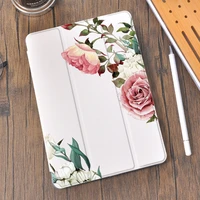 fashion flower case for ipad 7th 8th generation cover with pencil holder for ipad pro 11 12 9 case 2020 ipad mini 5 air 2 air 4