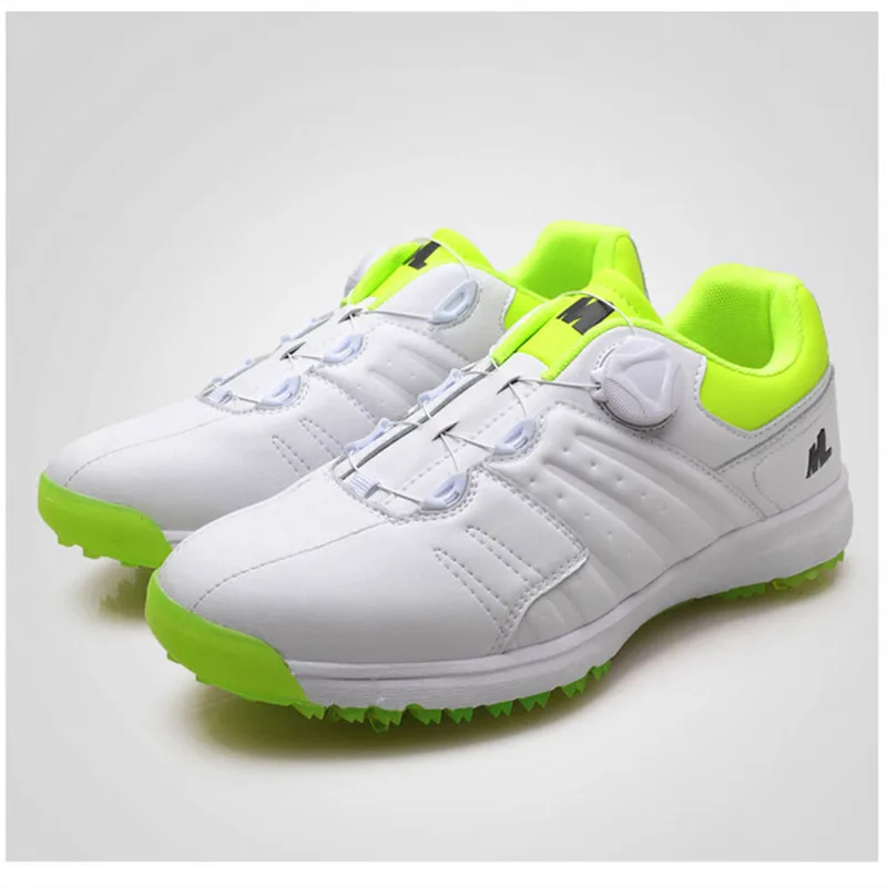 Harga Baru Profesional Golf Sepatu Pria Sneakers Tahan Air Luar Ruangan Sejuk Pelatih Pergelangan Kaki Anti Selip Sepatu Olahraga Golf