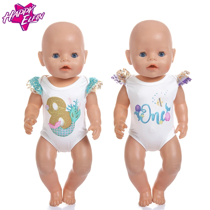 1 шт. модный купальный костюм подходит для кукол младенцев Reborn 43 см кукольная