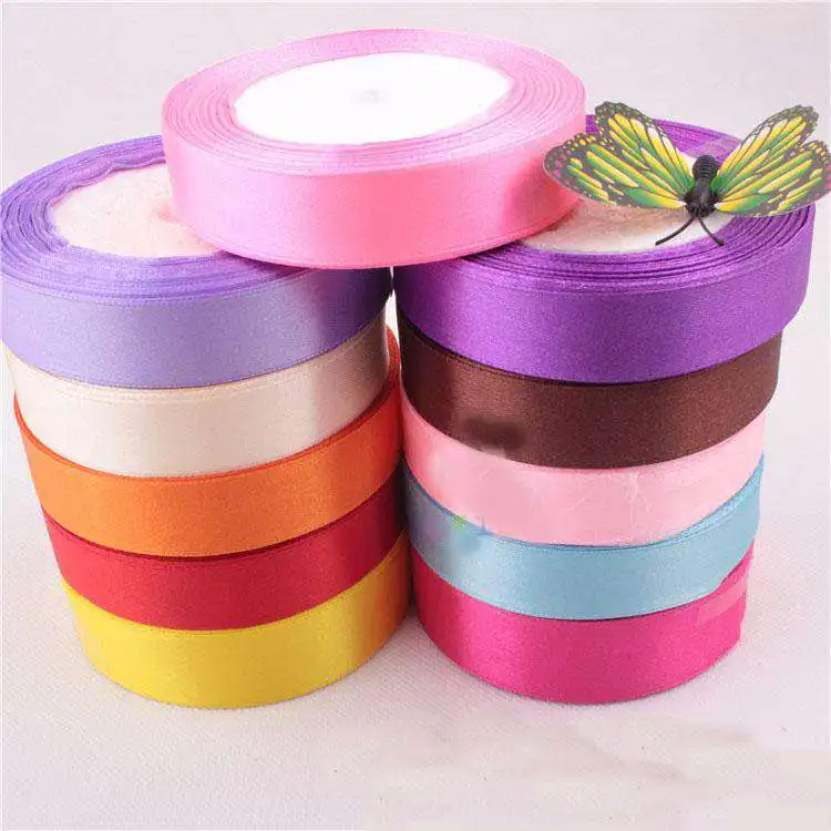 

2cm Ribbon Strap Wedding Gift Bag Flower Handmade Diy Bowknot Toy Accessories Colorful Personalized Jigsaw 2021