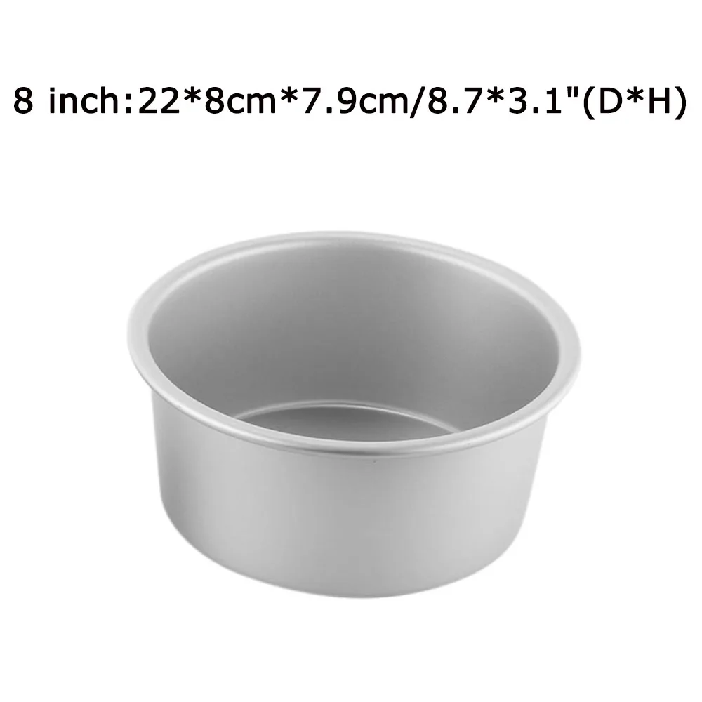 4 дюймовая антипригарная круглая форма для выпечки торта Оловянная кастрюля из