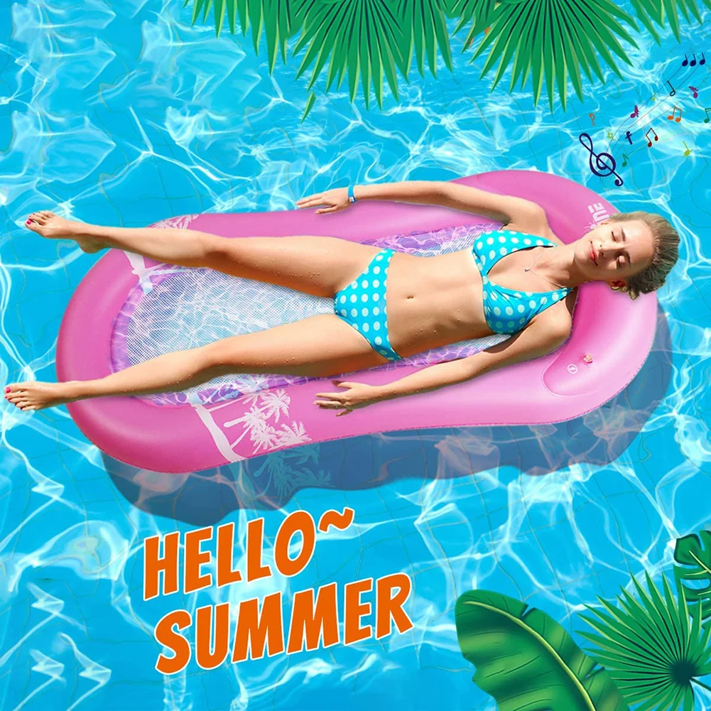 

Floating Outdoor Inflatable Hammock Rest Chair Row Swimming Pool Floating Air Cushion Floating Outdoor Water Tools