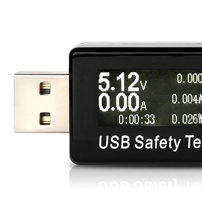 USB тестер безопасности цифровой измеритель мощности мультиметр монитор тока и