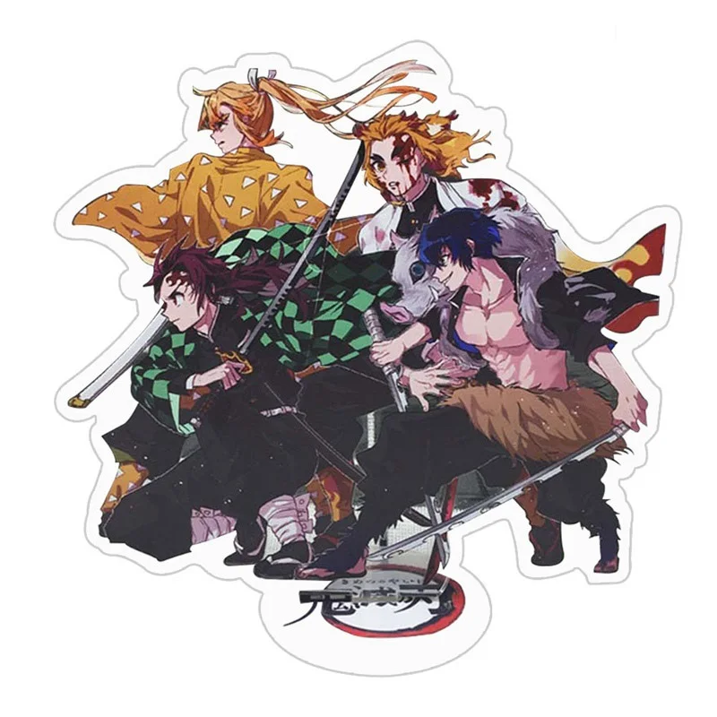 

Japanese Anime Demon Slayer: Kimetsu No Yaiba Kamado Tanjirou Kamado Nezuko Acrylic Stand Figure Model Licensing Desk Decor