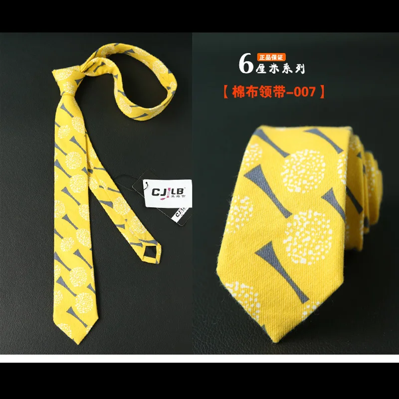 Linbaiway 6 см галстук для мужчин тонкий цветочный с рисунком жениха узкий вечерние