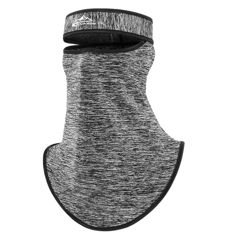 

Men Winter Outdoor Cycling Windproof Face Mask Scarf with Headband Plush Lining Ear Warmer Bandana Neck Gaiter Balaclava