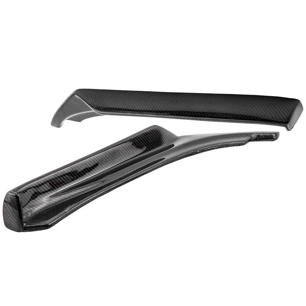 Углеродное волокно задний бампер боковые Угловые разветвители фартуки для Infiniti