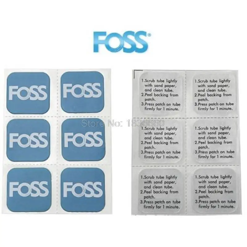 Высокое качество 6 шт Foss велосипедные шины патчи для ремонта шин внутренняя труба