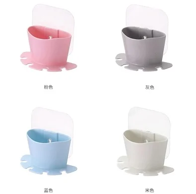 Ванная комната мощная Полка на присоске пластиковая Многофункциональная