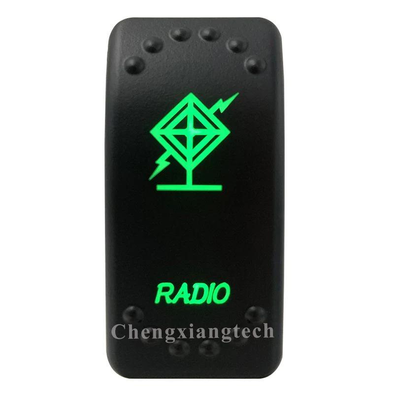 

5 контактов ВКЛ./ВЫКЛ. SPST автомобильный лодочный кулисный переключатель-радио-светильник 4x4 Carling Нарва фургон морской 12 В 24 В