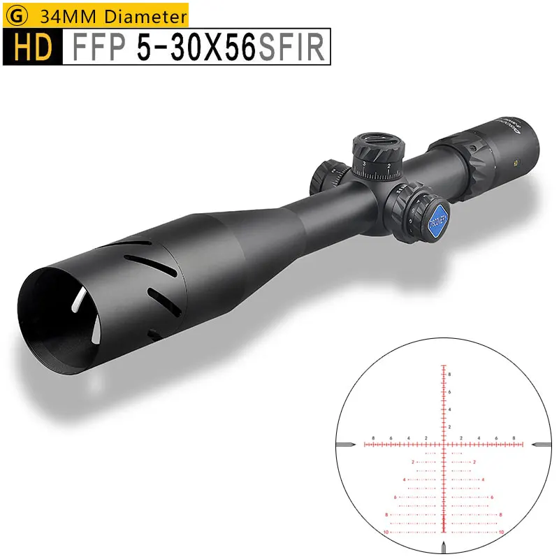 Прицел для винтовки с большим фокусным расстоянием HD 5 30X56SFIR FFP 34 мм трубка