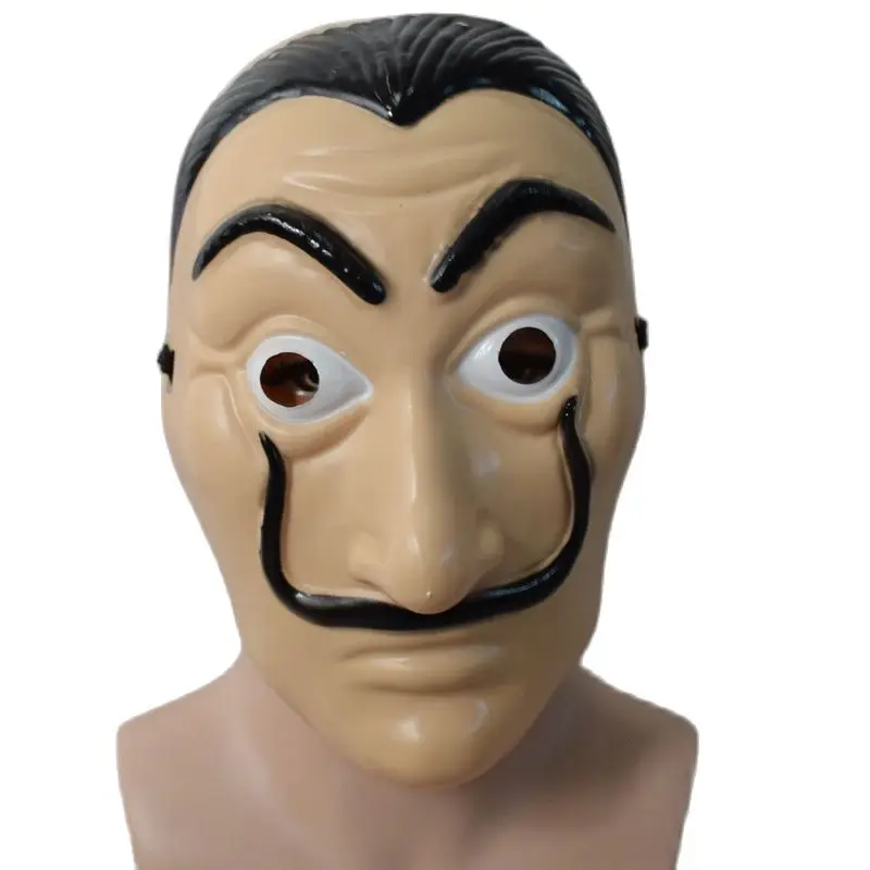 

10 шт. длинная забавная маска Сальвадора Дали, бумажный дом, бумажный домик, костюм для косплея, маскарадные маски на Хэллоуин