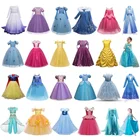 Платье принцессы для девочек, костюм для косплея, детвечерние нарядный костюм на Хэллоуин, детский Карнавальный костюм для косплея, костюм-Маскировка