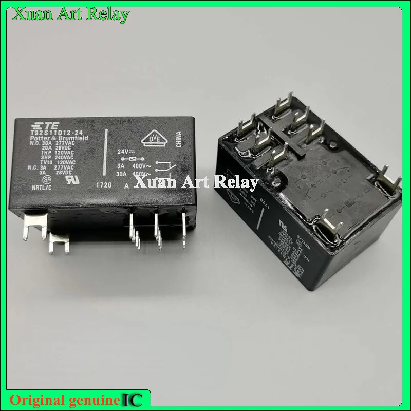 Оригинальное реле T92S11D12-24 8pins 30A/277VAC T92S11D12-24 DC24V 1 шт./лот 100% оригинальное реле