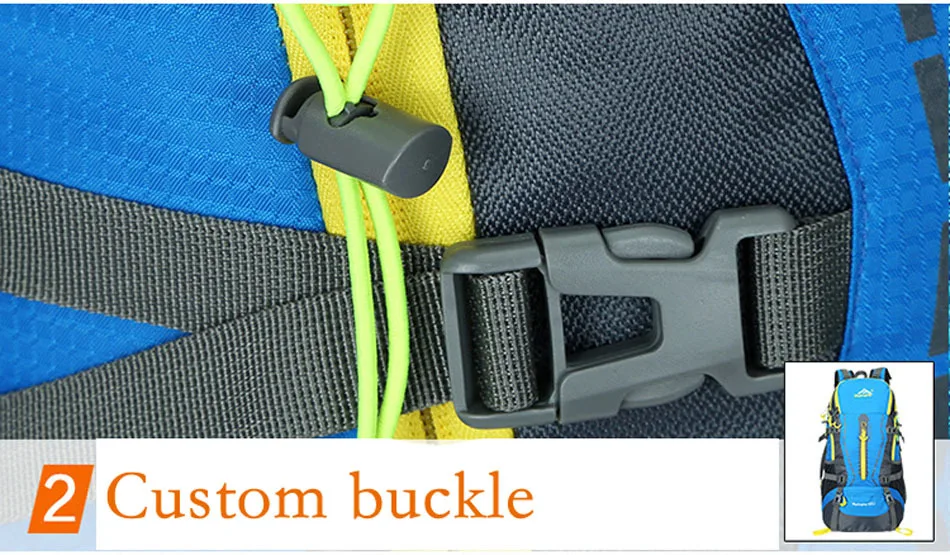 45L Men Women Climbing Travel Riding Sport Bag Water Resistant Rucksack Outdoor Camping Hiking Backpack Military Tactical Bags