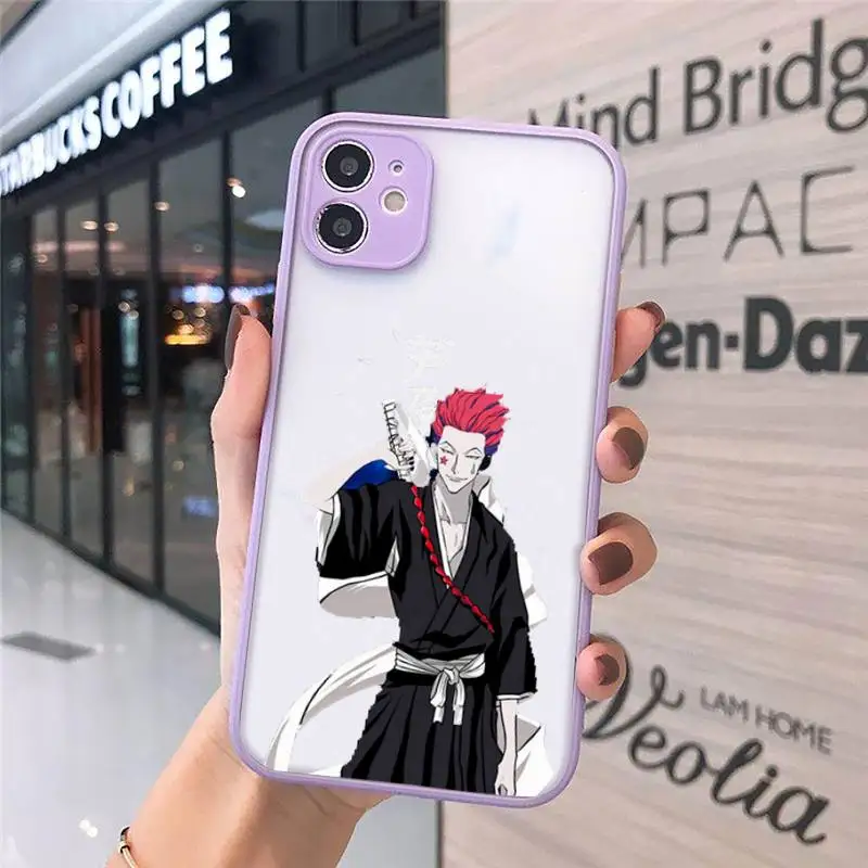 

anime Hunter x Hunter Phone Case Matte Transparent for iPhone 7 8 11 12 s mini pro X XS XR MAX Plus cover funda
