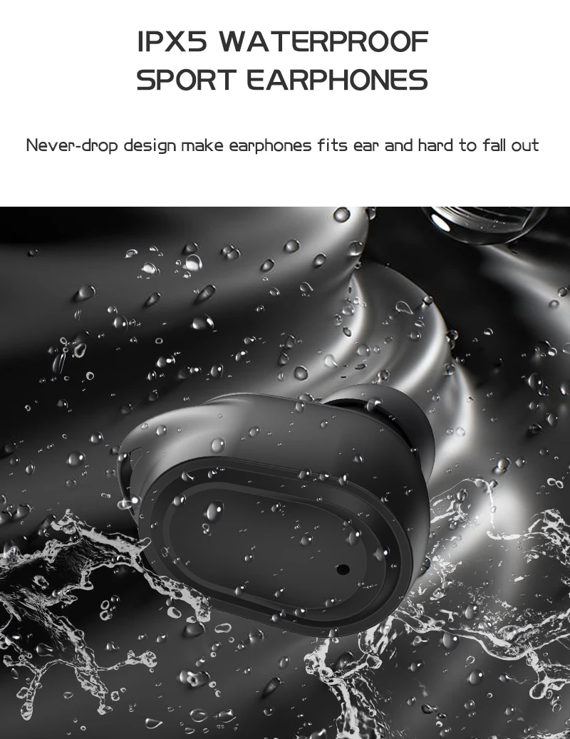 TiYiViRi Mini TWS 5,0 беспроводные Bluetooth наушники ipx5 водонепроницаемые спортивные наушники с шумоподавлением наушники для xiaomi huawei
