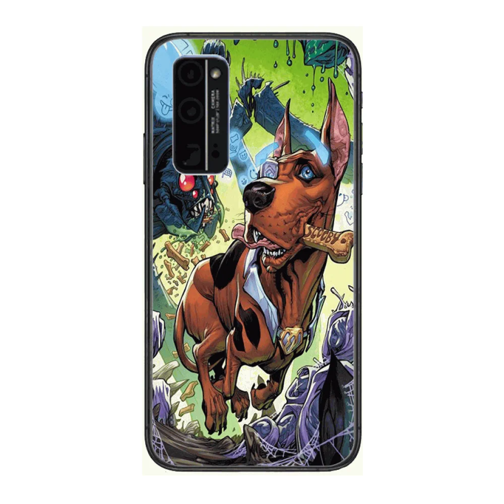 

HD Delicate Personality Phone Case Hull For Huawei Honor 8 9 10 20 30 A S Lite Pro 5g i Black Back Soft Cell Cover Pretty