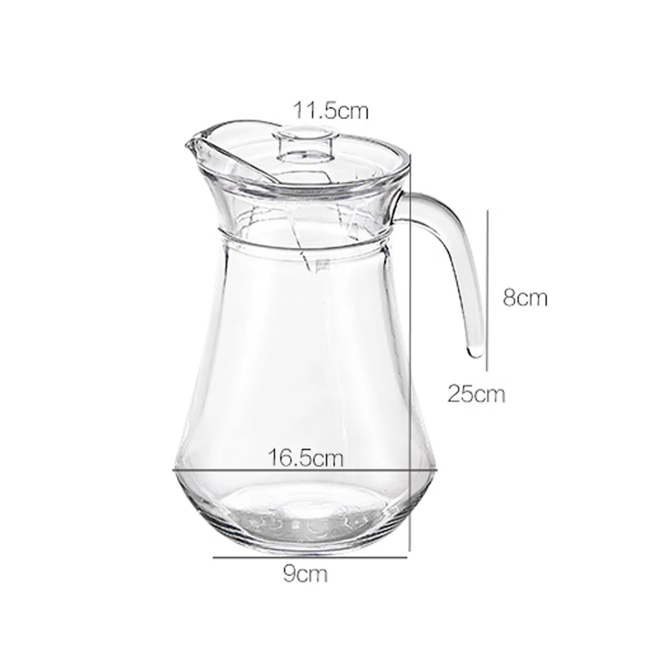 Термостойкий стеклянный чайник большой емкости 1 5 л для воды бытовая бутылка
