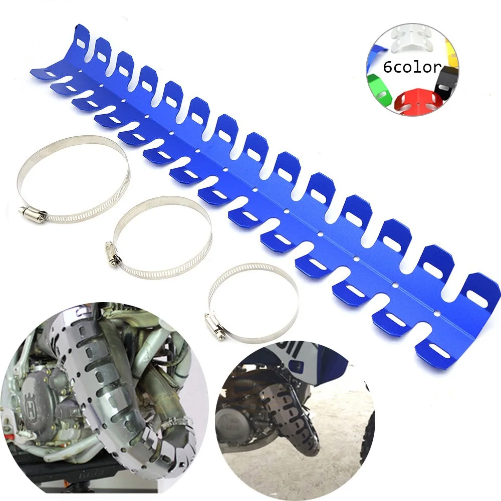 Мотоцикл выхлопной щит глушитель труба Защитная крышка тепловой для HONDA CRF