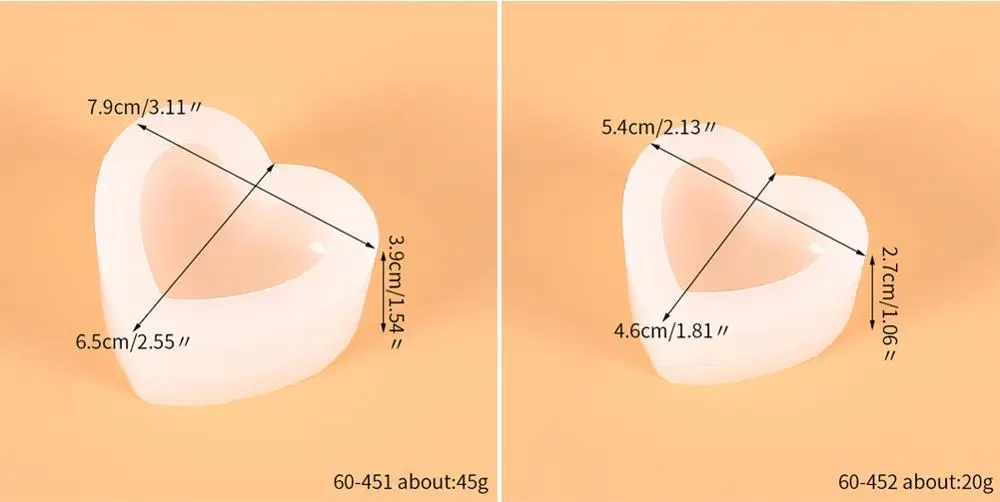 Силиконовый инструмент в форме сердца для изготовления украшений|Инструменты и