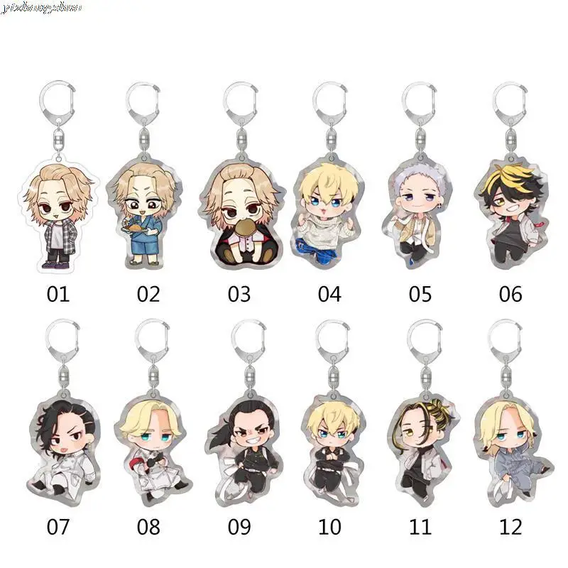 Брелок для ключей косплея из аниме Токио цвет Искусственный акрил кулон мангиро